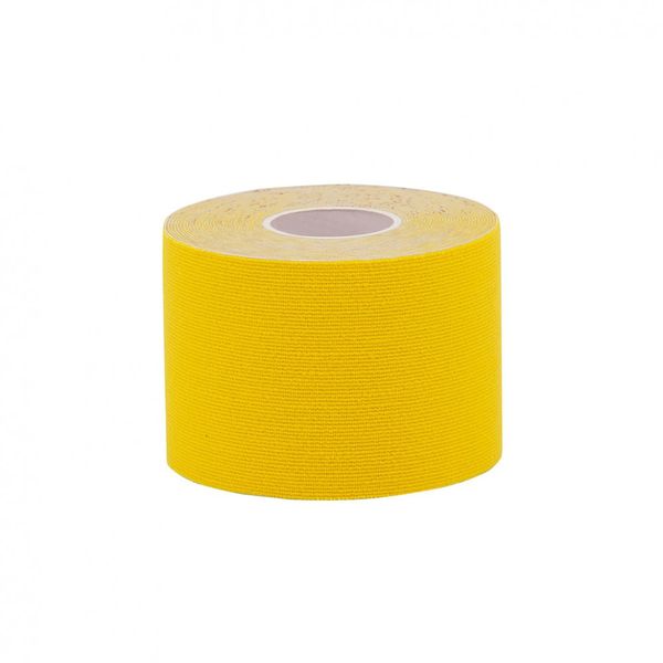 Кінезіо тейп IVN у рулоні 5см х 5м (Kinesio tape) еластичний пластир жовтий IV-6172Y фото