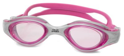 Окуляри для плавання Aqua Speed LEADER 6152 сірий, рожевий Уні OSFM 044-03 фото