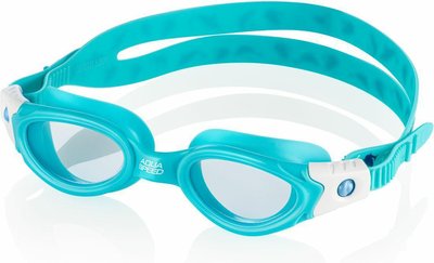 Очки для плавания Aqua Speed ​​PACIFIC JR BENDYZZ 8917 голубой, белый ребенок OSFM 232-22 фото