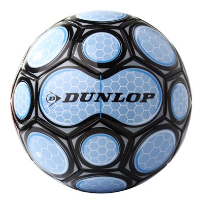 Футбольний м'яч Dunlop Football голубой+чорний D64420-b фото