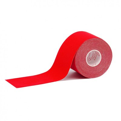 Кінезіо тейп IVN у рулоні 5см х 5м (Kinesio tape) еластичний пластир червоний IV-6172R фото