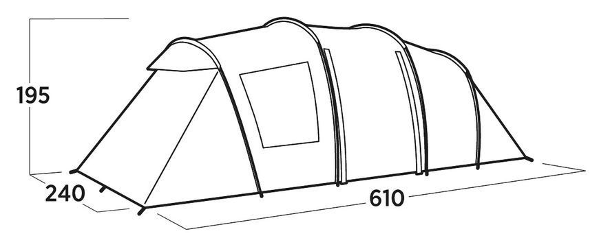 Намет шестимісний Easy Camp Leka Twin 6 (120492) 931554 фото