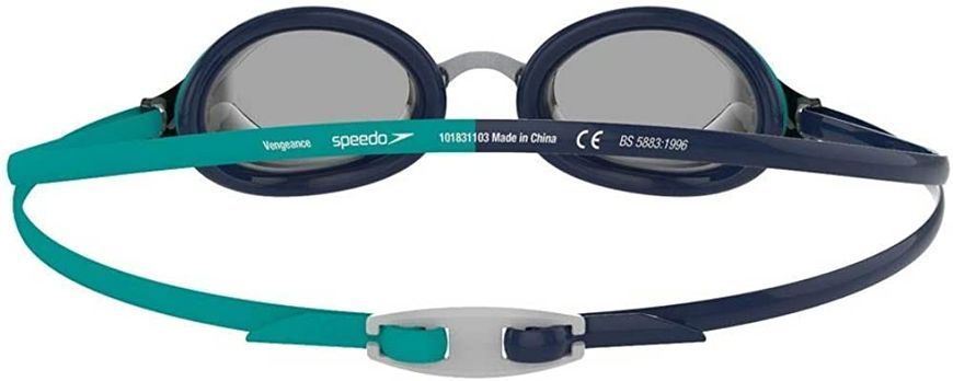 Очки для плавания Speedo VENGEANCE GOG AU зеленый, дымчатый Уни OSFM 8-11322D631 фото