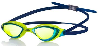Окуляри для плавання Aqua Speed ​​XENO MIRROR 6998 салатовий, синій Уні OSFM 195-30 фото