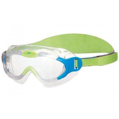 Окуляри для плавання Speedo SEA SQUAD MASK JU синій, зелений дит OSFM 8-087638029 фото