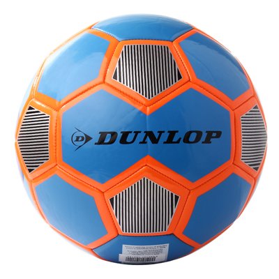 Футбольний м'яч Dunlop Football голубой+помаранчевий D64420-bo фото