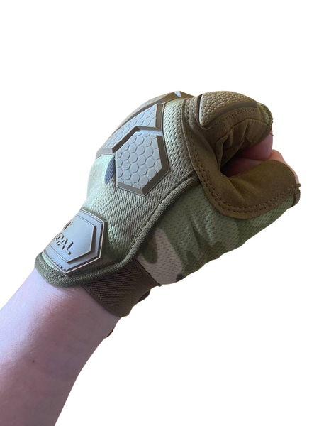Рукавички тактичні KOMBAT UK Alpha Fingerless Tactical Gloves kb-aftg-btp-l фото
