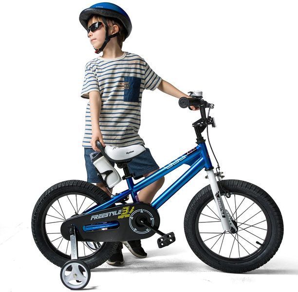 Велосипед RoyalBaby FREESTYLE 18", OFFICIAL UA, синий RB18B-6-BLU фото