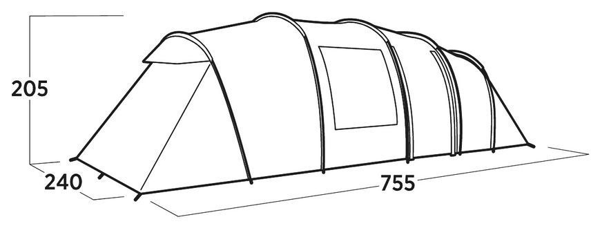 Намет восьмимісний Easy Camp Leka Twin 8 (120493) 931555 фото