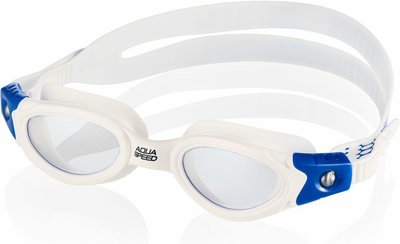 Окуляри для плавання Aqua Speed ​​PACIFIC JR BENDYZZ 8915 білий, синій дит OSFM 232-51 фото