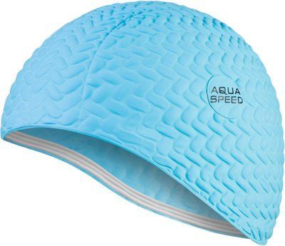 Шапка для плавання Aqua Speed ​​BOMBASTIC TIC-TAC 5715 світло-блакитний Жін OSFM 117-02 фото