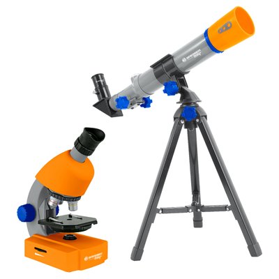 Мікроскоп Bresser Junior 40x-640x + Телескоп 40/400 (8850900) 928504 фото