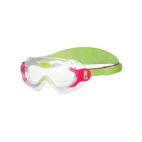 Очки для плавания Speedo SEA SQUAD MASK JU розовый, зеленый ребенок OSFM 8-087638028 фото