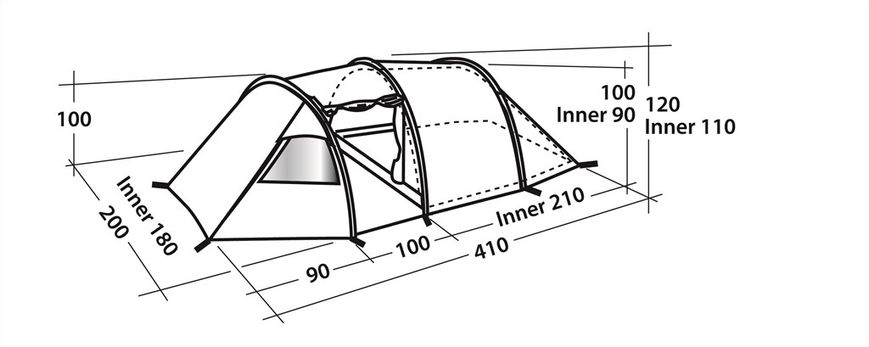 Палатка Easy camp Spirit 300 23551 фото