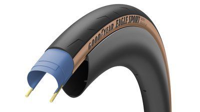 Покрышка 700x28 (28-622) GoodYear EAGLE Sport Tube Type,Tan TIR-65-97 фото