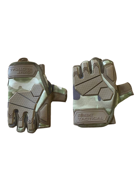 Рукавички тактичні KOMBAT UK Alpha Fingerless Tactical Gloves kb-aftg-btp-s фото