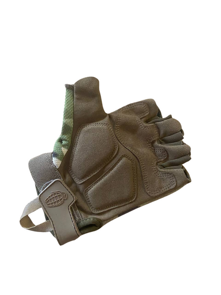Рукавички тактичні KOMBAT UK Alpha Fingerless Tactical Gloves kb-aftg-btp-s фото