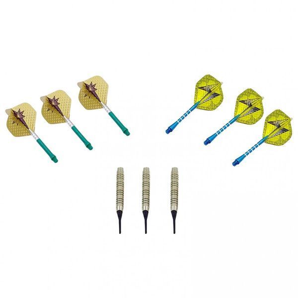 Дротики для игры в дартс цилиндрические BL-3501 Baili (сталь,вес 18гр,3шт.,+3хвост,+6опер, футляр) ZBL-3501 фото