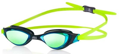 Очки для плавания Aqua Speed ​​XENO MIRROR 6995 синий, салатовый Уни OSFM 195-38 фото