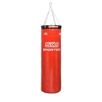 Мішок боксерський Sportko PVC "Класік" 85 см з кільцем колір червоний SP-6417P4 фото