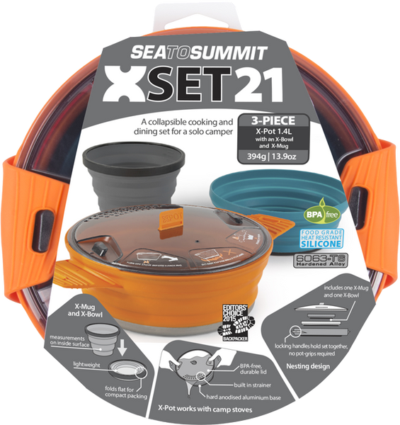 Набор Sea To Sammit X-Pot складной 1,4L 20611 фото