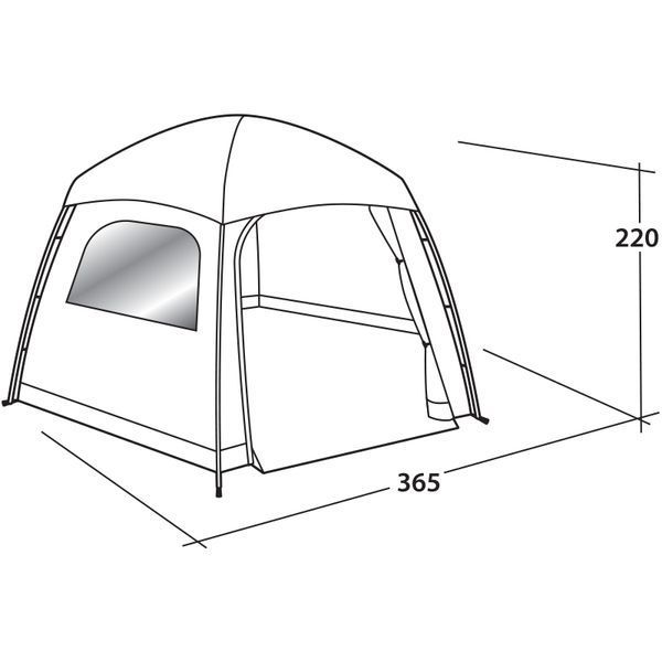 Намет шестимісний Easy Camp Moonlight Yurt Grey (120382) 120382 фото