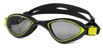 Окуляри для плавання Aqua Speed FLEX 6662 чорний, жовтий Уні OSFM 086-18 фото