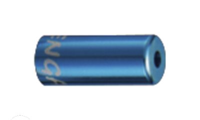 Ковпачок Bengal CAPB1BL на гальмівну оболонку, алюм., Кол. анодіровка, сумісний з 5mm оболонкою (6.1x5.1x15) синій (50шт) CCS-52-98 фото