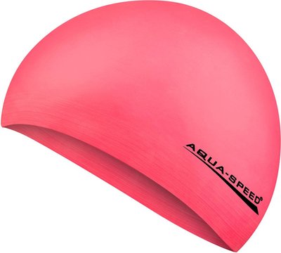 Шапка для плавания Aqua Speed SOFT LATEX 5726 неоновый розовый Уни OSFM 122-03 фото
