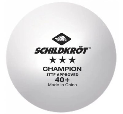 Мяч для настільного тенісу Donic Champion 40+ 3* 1шт 608542 фото