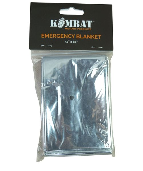 Ковдра з фольги KOMBAT UK Emergency Foil Blanket kb-efb фото