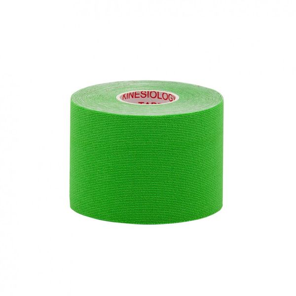 Кінезіо тейп IVN в рулоні 5см х 5м (Kinesio tape) еластичний пластир зелений IV-6172G фото