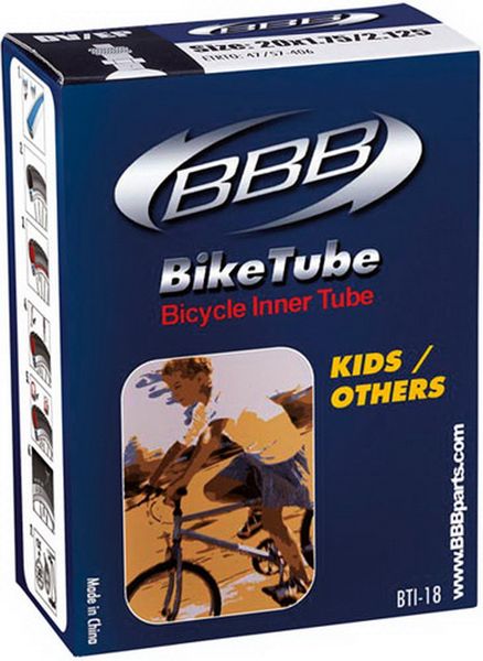 Камера для велосипеда 20х1.75-2.125 AV BBB BikeTube 14814 фото