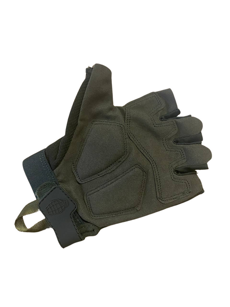 Рукавички тактичні KOMBAT UK Alpha Fingerless Tactical Gloves kb-aftg-olgr-m фото