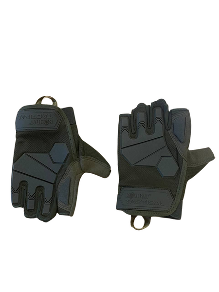 Рукавички тактичні KOMBAT UK Alpha Fingerless Tactical Gloves kb-aftg-olgr-m фото