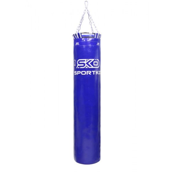 Мішок боксерський SportKo PVC з кільцем 150 см синій SP-6431P05 фото