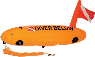 Буй для дайвінгу Mares Torpedo помаранчевий 415721 фото