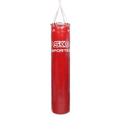 Мішок боксерський SportKo PVC з кільцем 150 см червоний SP-6448P05 фото