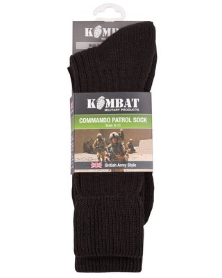 Носки KOMBAT UK Patrol Socks kb-ps-blk-40-45 фото