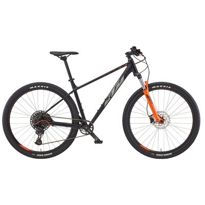 Велосипед KTM ULTRA FUN 29" рама M/43, черный матовый (серо-оранжевый), 2022 22805103 фото