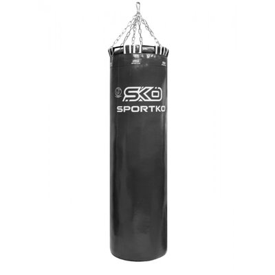 Мішок боксерський SportKo PVC з кільцем 150 см чорний SP-7018P05 фото