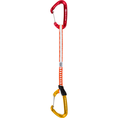 2E692DFQ C0S Fly-Weight EVO SET. Red and Gold colour carabiners. New DY sling 10 mm width, white / 2E692DFQ C0S фото