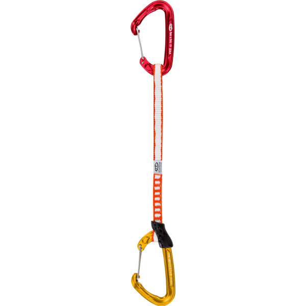 2E692DFQ C0S Fly-Weight EVO SET. Red and Gold colour carabiners. New DY sling 10 mm width, white / 2E692DFQ C0S фото