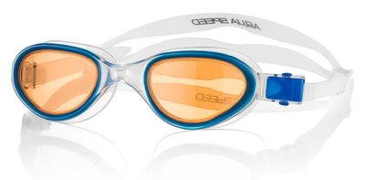 Окуляри для плавання Aqua Speed ​​X-PRO 6667 синій, прозорий Уні OSFM 087-14 фото