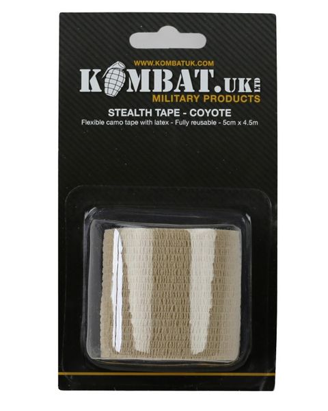 Стрічка маскувальна KOMBAT UK Stealth tape kb-st-coy фото