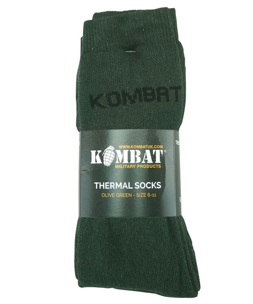 Термоноски 3 пары KOMBAT UK Thermal Socks kb-tso-olgr-40-45 фото