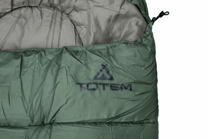 Спальний мішок Totem Fisherman XXL ковдра з капюш лівий olive 190+30/90 UTTS-013 UTTS-013-L фото