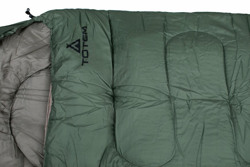 Спальний мішок Totem Fisherman XXL ковдра з капюш лівий olive 190+30/90 UTTS-013 UTTS-013-L фото