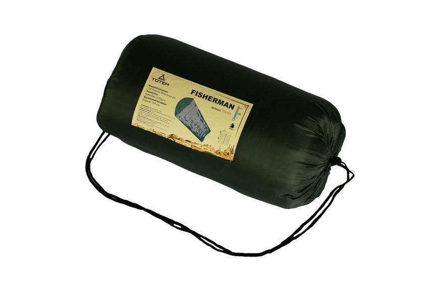 Спальний мішок Totem Fisherman XXL ковдра з капюш лівий olive 190+30/90 UTTS-013 UTTS-013-L фото
