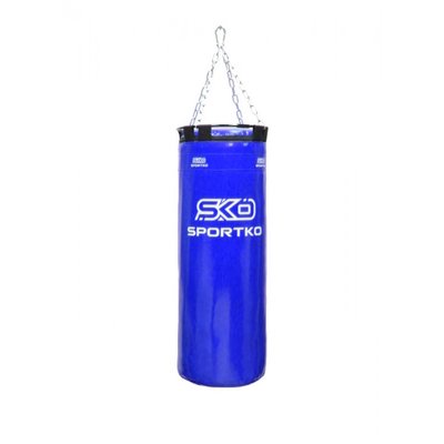 Мішок боксерський SportKo "Боченя" PVC з кільцем 75 см синій SP-6462P6-1 фото